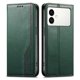 thumbnail image 1 of FOXDOCK Funda para Samsung Galaxy S26 Edge: Cierre magnético, soporte ajustable, ranuras para tarjetas y correa integrada-verde, 1 of 6