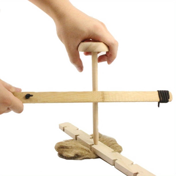 Bow Drill Kit Fire Starter, Primitive Wood, Survival Practice Friction Fire Tool For Scout Outdoor Activity Teaching, Outward Bound Training, For Wildness Survival Beginner