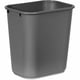 thumbnail image 4 of Papelera Rubbermaid Commercial de 28 litros y 7 galones, resina gris, 4 of 4