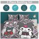 thumbnail image 5 of Kuromi Print Bedding Set Pattern Duvet Cove Set 3 Pieces 1 Quilt Cover And 2 Pillowcases for Women Men Teens, 5 of 5