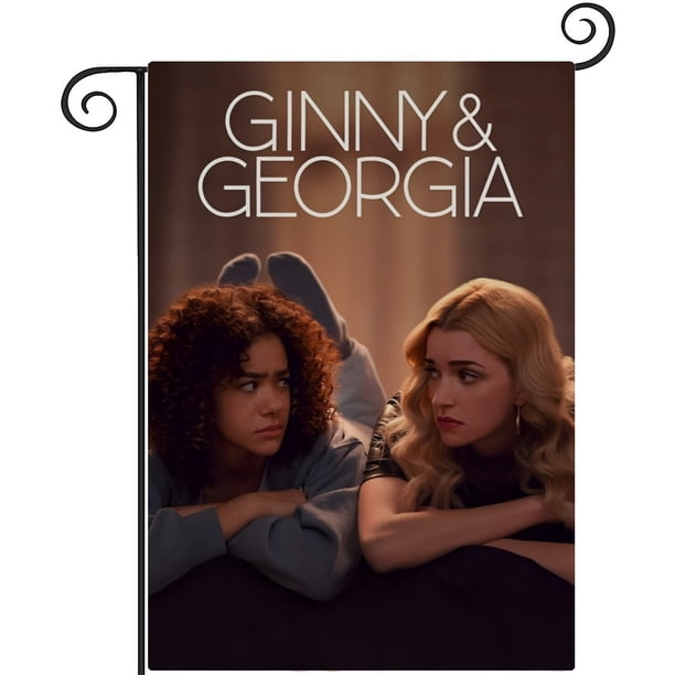 Ginny y Georgia-bandera de jardín temática. Regalo perfecto para fans, amigos y familiares, ideal para actividades al aire libre y decoración de fiestas.28CM*45CM