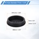 thumbnail image 2 of Tapón de Agujero de Silicona, Tapones de Goma Redondos Impermeables para Botellas, Sellos de Tubo, Tapas de Extremo para Agujero de 77mm/3.03" para Bañera Botella, Negro, 2 of 6