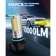 thumbnail image 2 of Bombilla Marsauto 9145 H10 para faros antiniebla, 10 000 lúmenes, 60 W, 12 V, color amarillo, 2 of 7