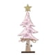 thumbnail image 4 of Decoración De Mesa De árbol De Navidad De Madera De 8,66 "H Para Ventana, Escritorio, Navidad, Color Rosa, 4 of 5