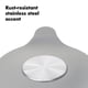 thumbnail image 5 of Tapón para bañera OXO Good Grips (silicona y acero inoxidable), color gris, 5 of 6