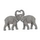 thumbnail image 3 of Estatuas De Elefante, Adorno De Mesa, Escultura De Resina Para Oficina, Estantería, Dormitorio, Pareja De Elefantes, 3 of 3