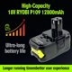thumbnail image 4 of 2 Pzas 6000mAh 18V Batería Li-ion de Alta Capacidad para Herramientas RYOBI One+ - Compatible con Serie P108/P104/P107/RB18L20, 4 of 9