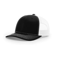 R Richardson - Gorra De Béisbol Richardson 112 Trucker Snapback Split Negro/Blanco