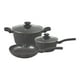 thumbnail image 1 of Batería de cocina antiadherente 5 piezas Kingsway Oster gris Tamano Unico, 1 of 6
