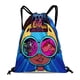 thumbnail image 1 of Chica Luna Mochila de Cuerdas para Deportes y Gimnasio, Bolsa de Cuerdas Resistente al Agua, Bolsa Cinch, 30×40cm, 1 of 6