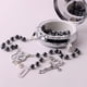thumbnail image 4 of Collar con forma de rosario HanLincc con hematita de San Miguel para hombre, 4 of 7
