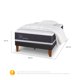 thumbnail image 3 of Cama Europea Curve New Ortopedic 1.5 Plazas Alm+Pl, 3 of 11