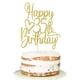 thumbnail image 1 of Cake Topper Feliz 35 º Cumpleaños Dorado Con Brillo, 1 of 7