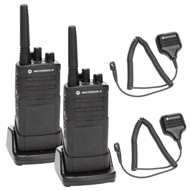 Radio Bidireccional Motorola RMU2080 Resistente con Micrófono de Altavoz Paquete de 2