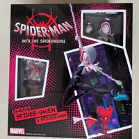Unbranded - Set En Caja: Figuras De Acción Articuladas Spider Gwen Y Spider Ham, Altura 13 Cm