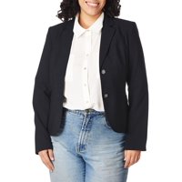 Traje Blazer Calvin Klein Lux Con Dos Botones Para Mujer, Color Azul Marino