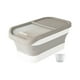 thumbnail image 2 of Contenedor De Almacenamiento De Comida Para Perros Y Gatos, Dispensador A Prueba De Fugas, Caja De Arroz De Lata Sellada De 10 Kg, Color Caqui, 2 of 2