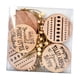 thumbnail image 2 of Colgante Hueco De Madera Para árbol De Navidad, 10 Uds., Con Cuerdas Para Decoración De Invierno, Redondo, 2 of 5