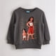 thumbnail image 1 of Polerón Cerrado Niña Moana Gris Disney, 1 of 3