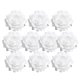 thumbnail image 1 of 10 Piezas De Capullos De Rosas Artificiales De Seda, Cabeza De Flor, Accesorios DIY, Blanco, 1 of 3