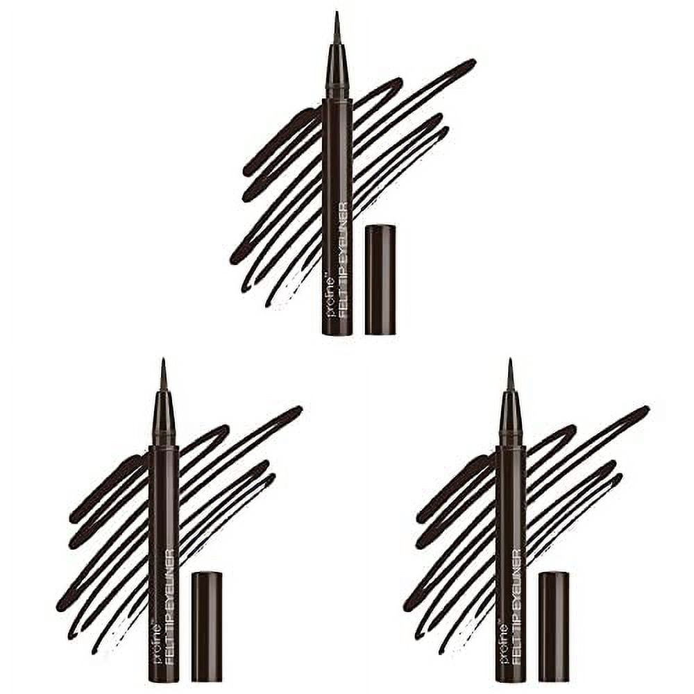 Delineador De Ojos Wet N Wild Con Punta De Fieltro Con Punta De Prolina, Marrón Oscuro, 5 Ml (paquet