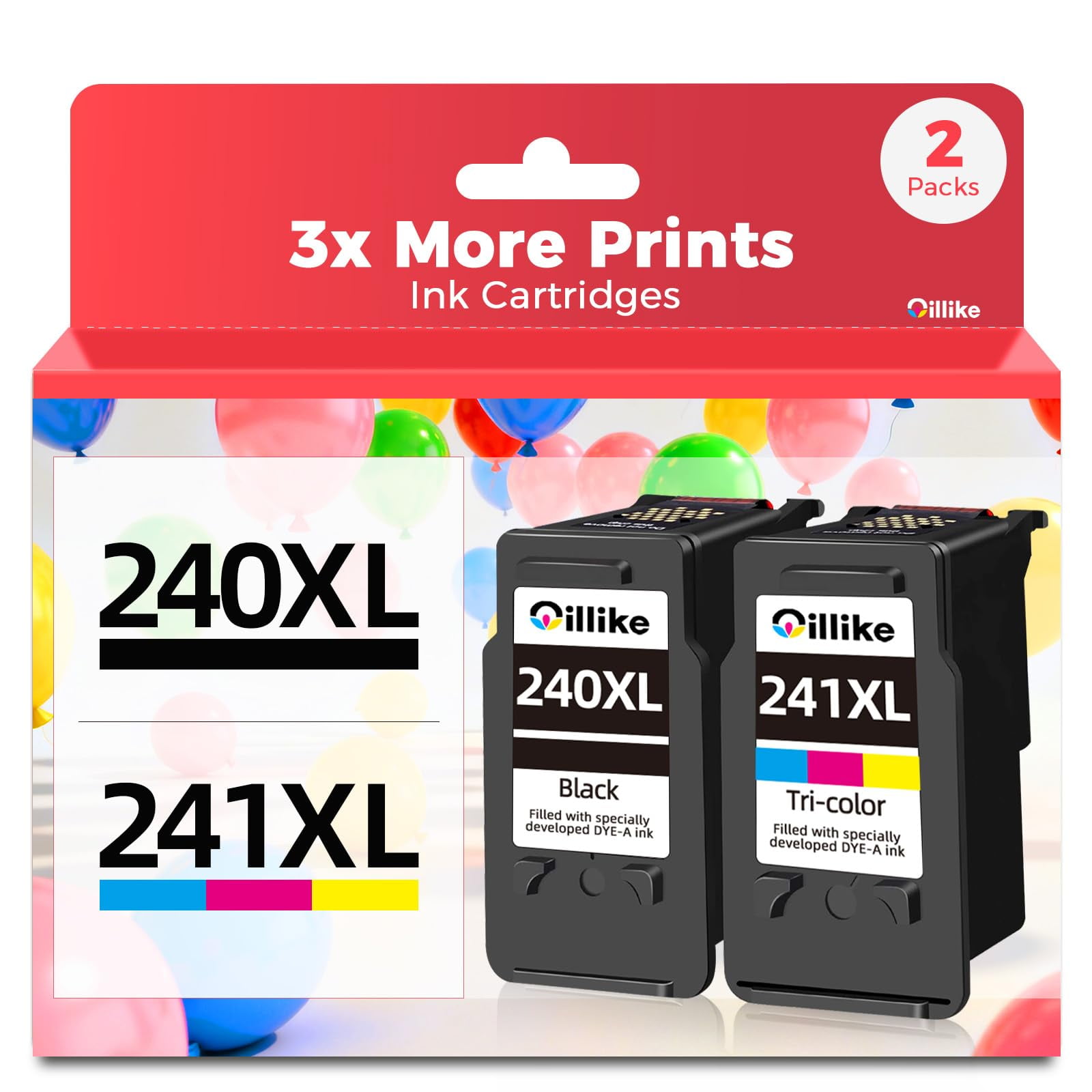 Cartuchos De Tinta Oillike 240xl 241xl Para Canon Pg-240 Cl-241