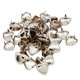 thumbnail image 4 of 50 Uds DIY Amor Corazón Remaches De Metal Garra Tachuelas Bolsas Ropa Sombreros Decoración De Cuero, 4 of 5