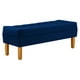 thumbnail image 2 of Banqueta Wood 2c Felpa 04 Azul Marino, 2 of 4