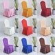 thumbnail image 2 of Xiao Hua Funda para Silla de Comedor Morado Intenso -2 Piezas, 17.72 X 17.72 X 37.4 Pulgadas, Funda para Silla con Borde de Falda Completo Elástico en 4 Direcciones, Adecuada para Sillas sin Brazos,, 2 of 5