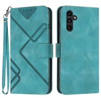 Funda Foxdock Para Samsung Galaxy A14 4G – Tipo Libro Con Soporte, Billetera, Correa Y Diseño Elegante