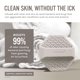 thumbnail image 2 of Face Scrubber Scrubber Scrub®, silicona antimicrobiana, 1 paquete, 2 of 7