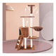 thumbnail image 4 of Torre Arbol Rascador Gatos  BelugTerciopelo Con Casa Y Cuna Color Caqui, 4 of 5