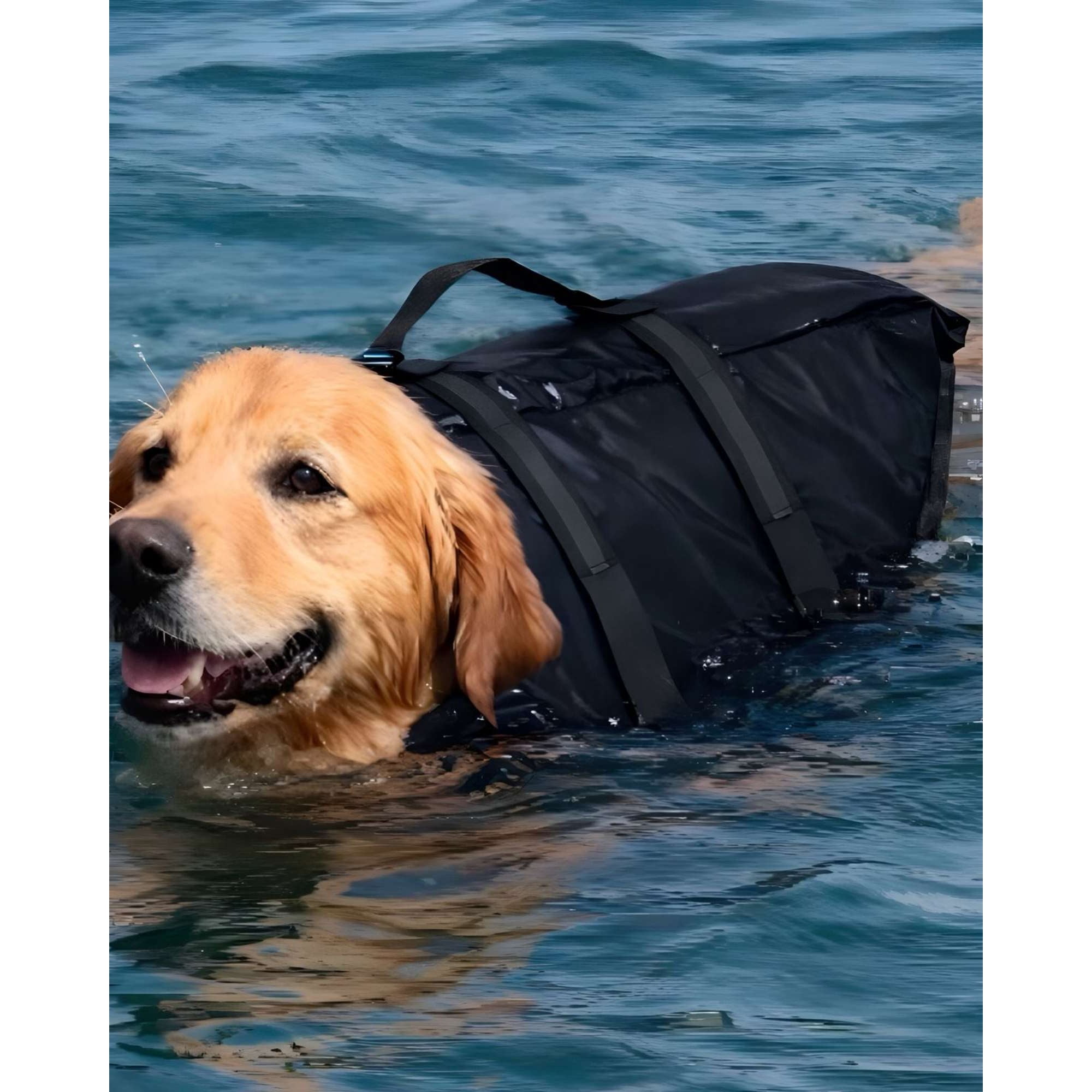 Imac Hogar - Chaleco Salvavidas Flotador Para Perros Talla M 68x52 Cm