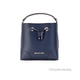 thumbnail image 1 of Bolso Michael Kors Cubo Mercer Pequeño de Piel con Guijarros para Mujer Azul Marino, 1 of 3