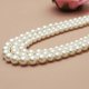 thumbnail image 5 of Set de Collar y Pendientes S SUSANN con Perlas Doradas y Vidrio Grueso, 5 of 8