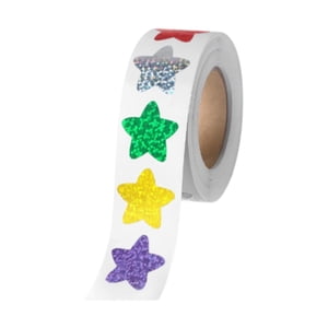 Bothyi - Rollo De Pegatinas De Estrellas Brillantes, 500 Uds./Rollo Para Tabla De Comportamiento De Recompensa Para Niños De La Escuela