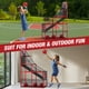 thumbnail image 2 of Juego arcade de baloncesto HYES para interiores y exteriores con 4 pelotas y bomba, 2 of 3