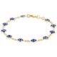 thumbnail image 1 of Pulsera Barzel con Ojo Turco, Baño de Oro de 18K, 1 of 3