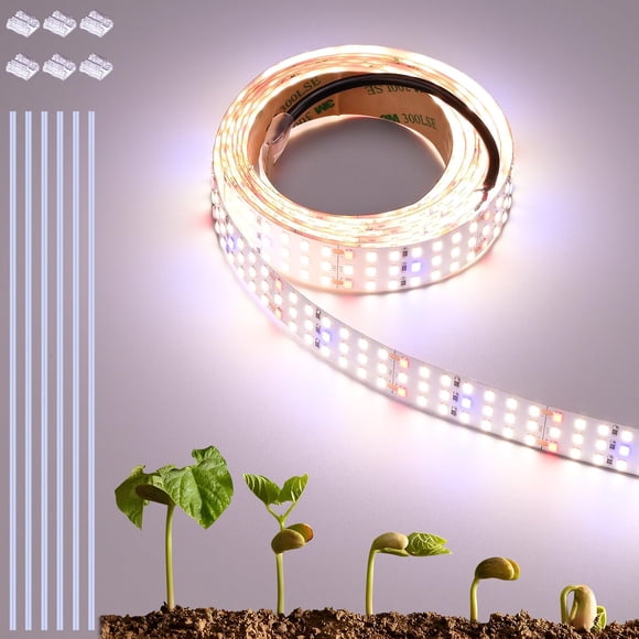 Tira de luz de cultivo LED FOSUO 5 m 120 W 2100 LEDs Espectro completo