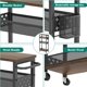 thumbnail image 5 of Carrito de Almacenamiento Delgado XYZLVSI de 4 Niveles con Ruedas, Carrito Metálico Estrecho para Cocina, Organizador para Baño con Estante de Madera y Asa para Espacios Pequeños, 5 of 9