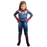Marvel - Disfraz Capitana Deluxe Original Talla 4 A 6 Años