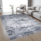 thumbnail image 1 of Alfombra de área FXRHLP 152 x 213 cm, lavable, antideslizante, gris, 1 of 9