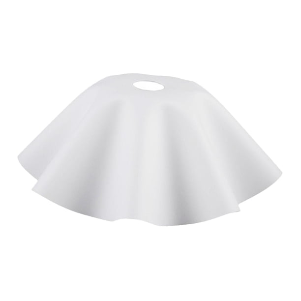 Pantalla de PVC, accesorios de pantalla de escritorio, lámpara de araña ondulada de moda, pantalla de lámpara para dormitorio, hogar, lámpara de techo