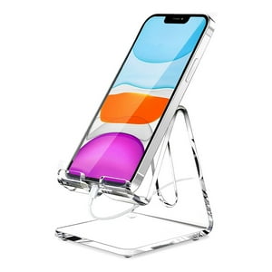Genérico - Soporte Universal Para Teléfono De Coche Para Iphone Samsung Google Pixel, Giratorio Salpicadero Y Parabrisas Soporte Magnético Del Teléfono, Negro-Transparente