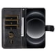 thumbnail image 4 of Funda con Cremallera para Motorola Moto G15 Power, Carcasa Cartera de Cuero PU con Soporte y Tarjetero, 4 of 5