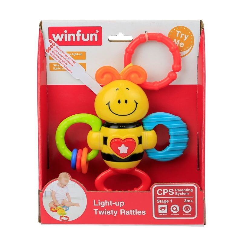 Winfun - Sonajeros Y Mordedores Abeja Multicolor