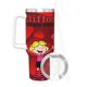 thumbnail image 3 of Clifford, el Gran Perro Rojo Vaso aislado de acero inoxidable con asa, diseño temático, regalo para familia, amigos y fans; incluye pajita y encaja en el portavasos estándar, 40 oz, 3 of 6