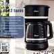 thumbnail image 3 of Cafetera de goteo Oster® de 12 tazas, programable, con filtro reutilizable, Negro, BVSTDCP121B, 3 of 11