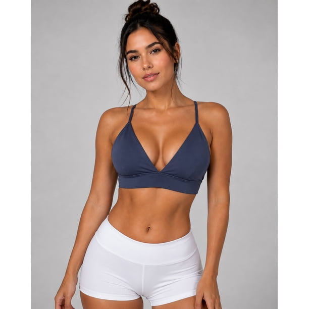 Peto Top Deportivo Mujer Sosten Seamless Gym Fitness