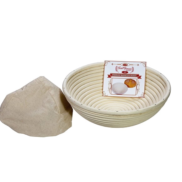 Cesta Redonda Banneton Premium De 23 Cm